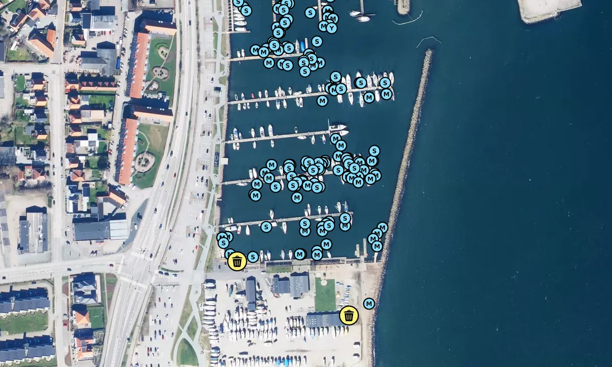 Satelite image of Aabenraa Sejl Club