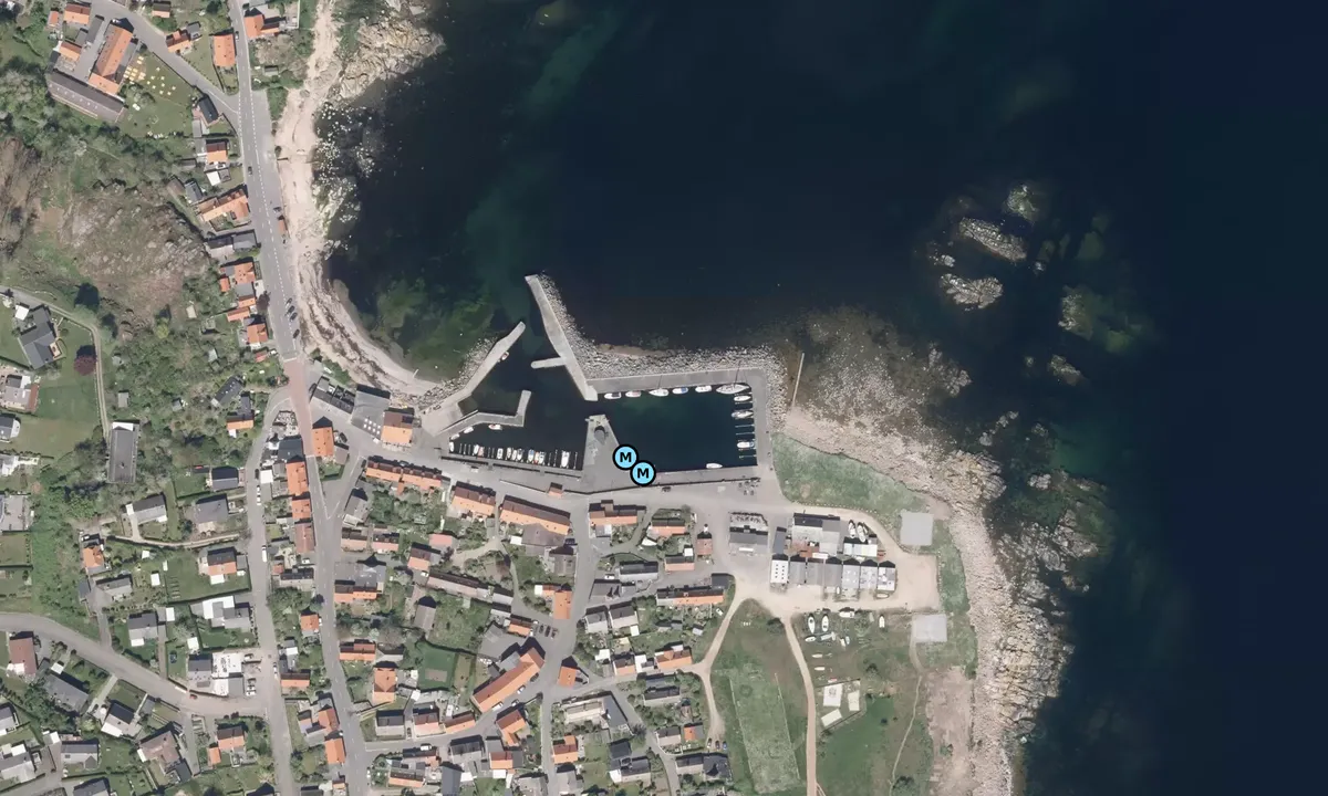 Satelite image of Aarsdale Havn