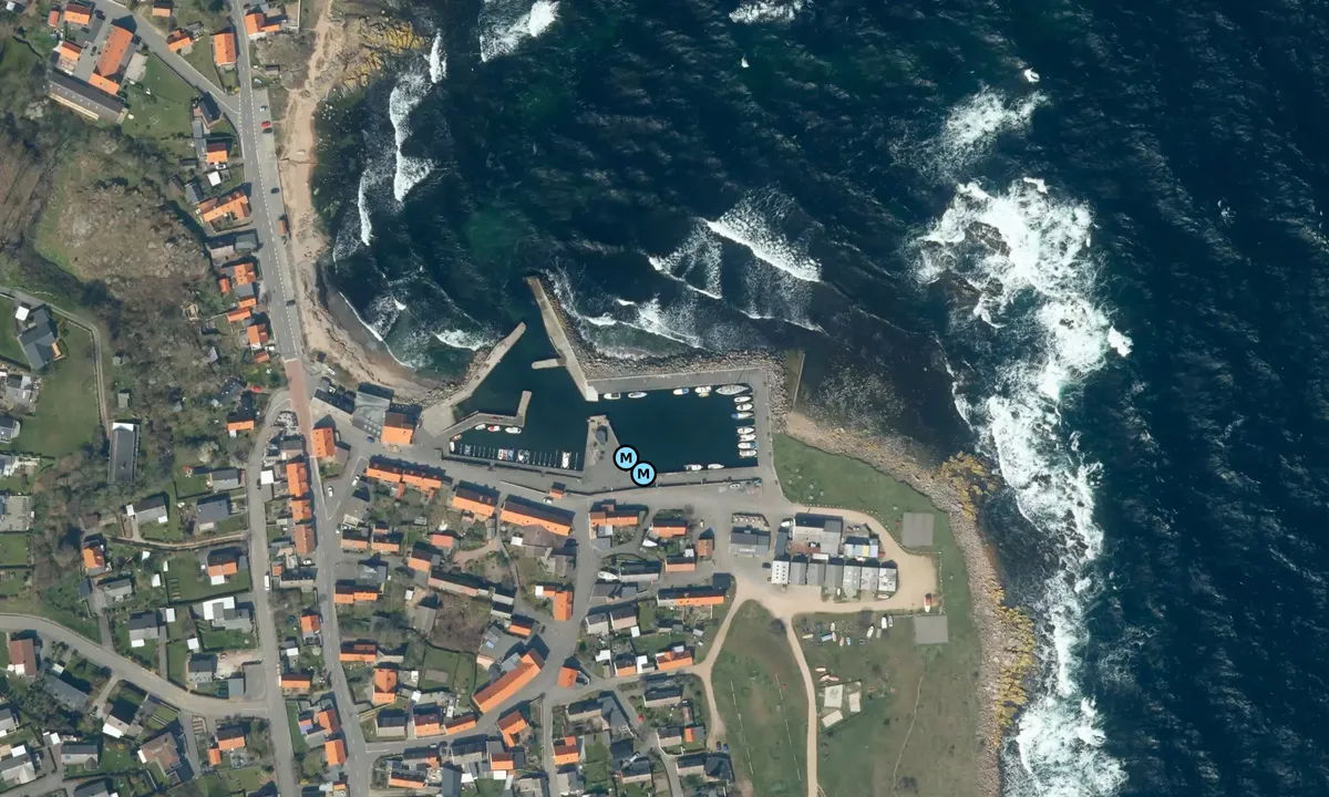 Satelite image of Aarsdale Havn