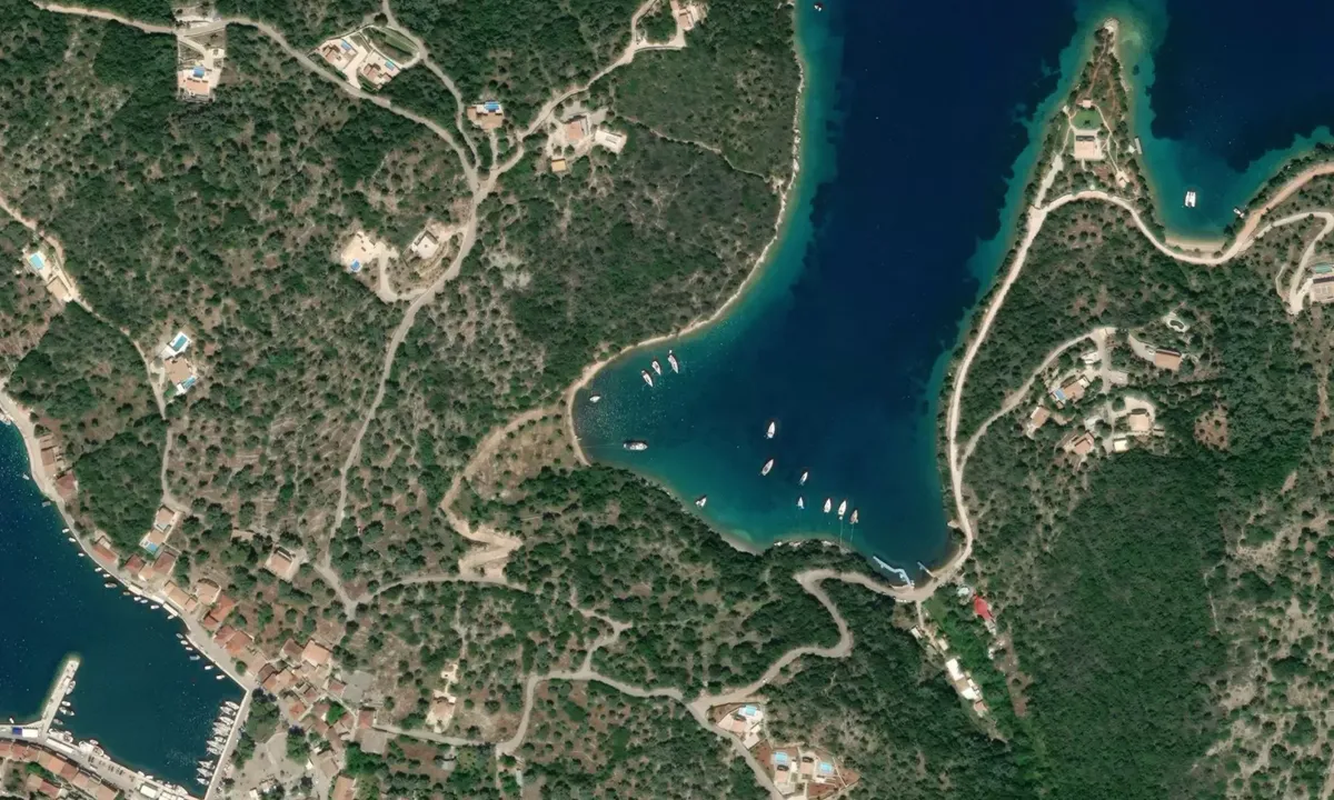 Flyfoto av Abelake Bay