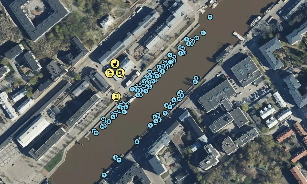 Satelite image of Åbo Gästhamn