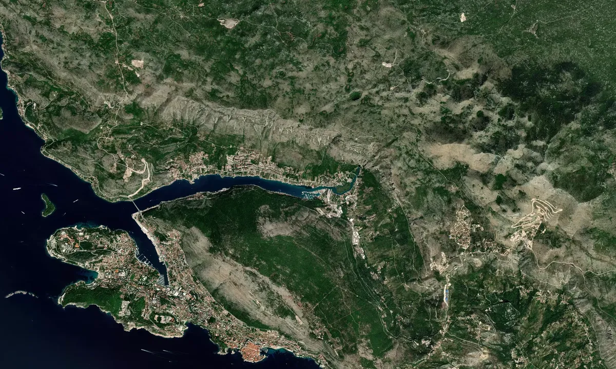 Flyfoto av ACI Marina Dubrovnik - Komolac