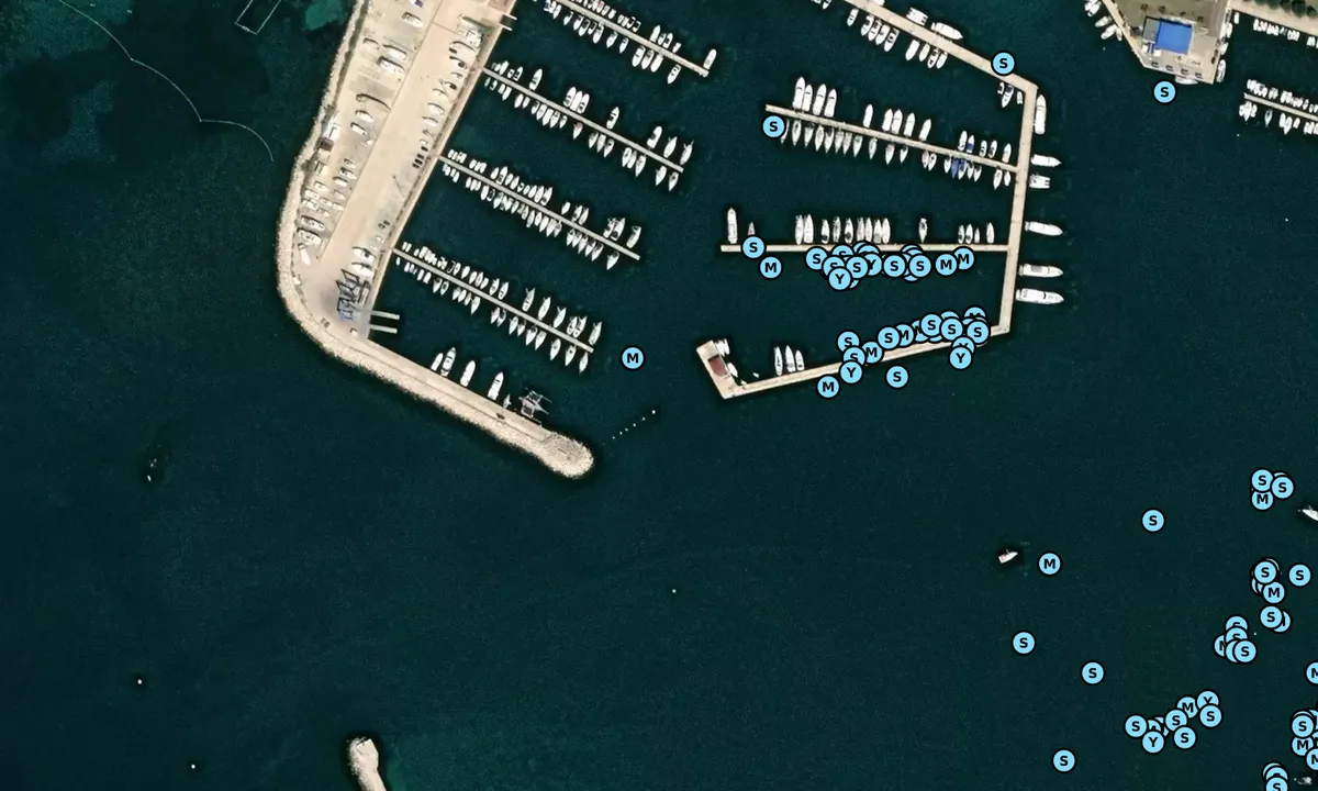 Satelite image of ACI Marina Umag - Istria