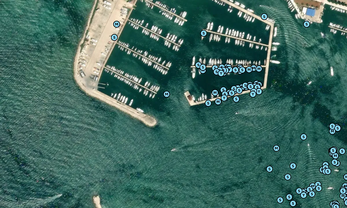 Satelite image of ACI Marina Umag - Istria