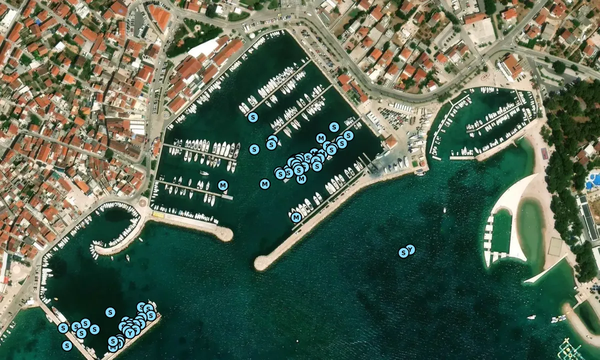 Satelite image of ACI Marina Vodice - Šibenik-Knin