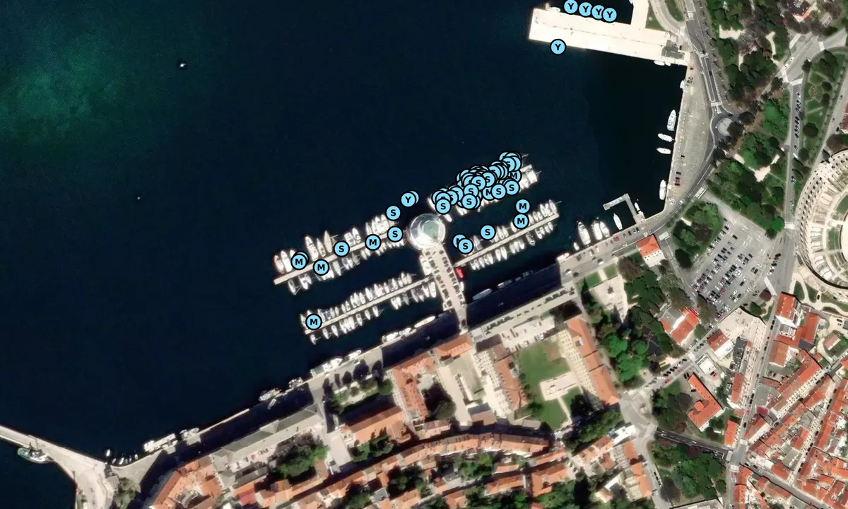 Satelite image of ACI Pula Marina