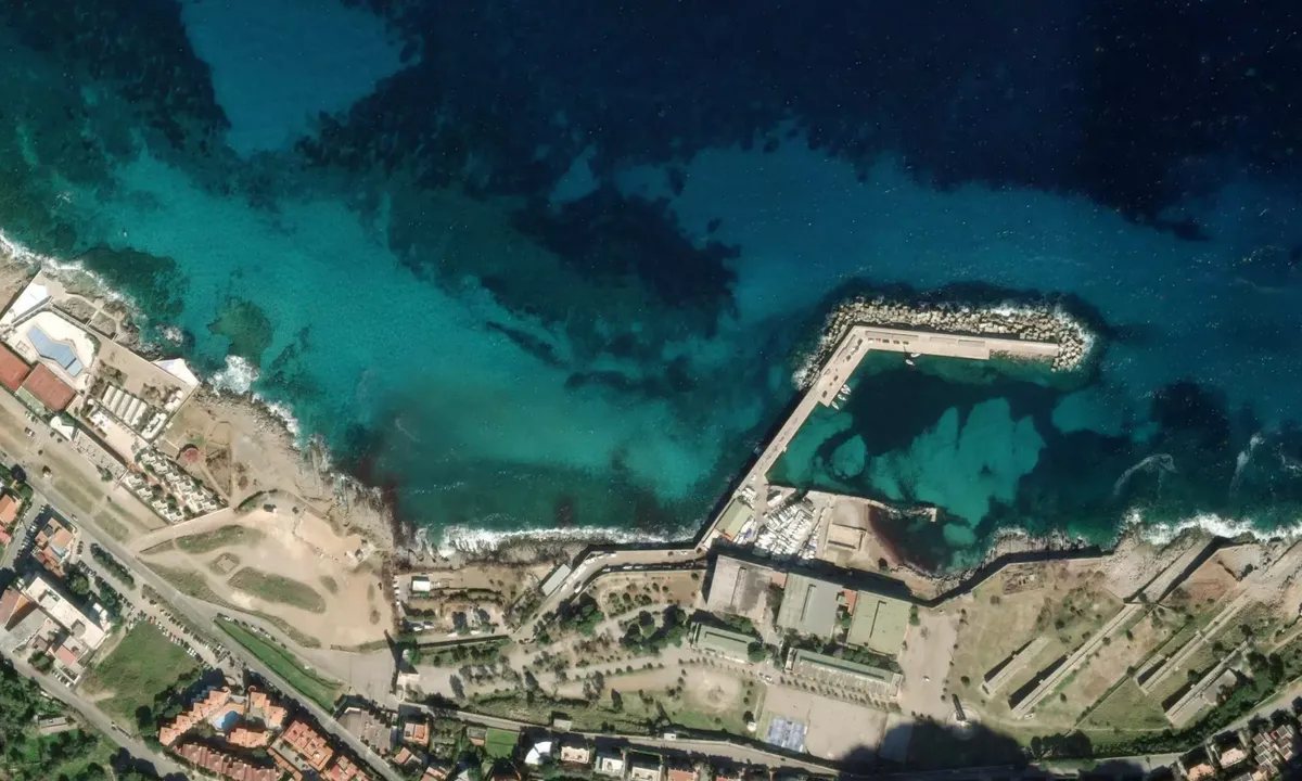 Flyfoto av Addaura beach