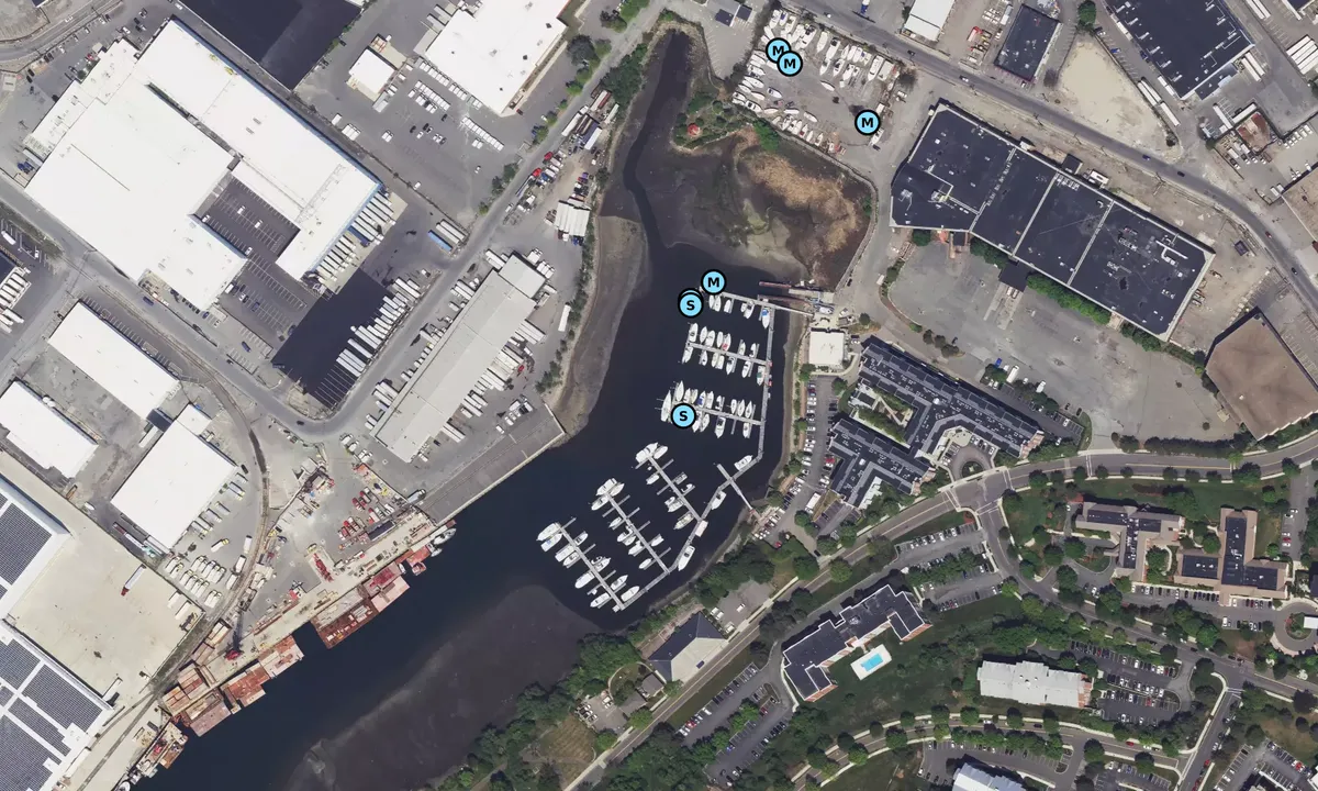Satelite image of Admirals Hill Marina
