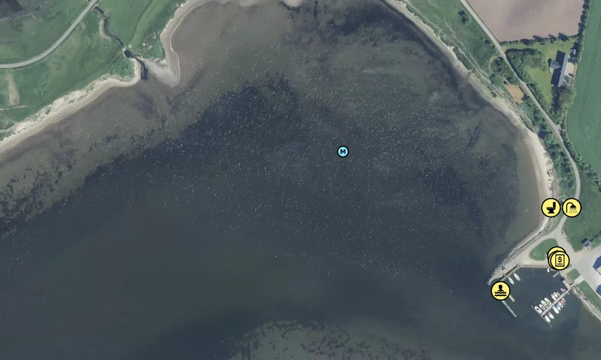 Satelite image of Agerø - Glomstrup Vig