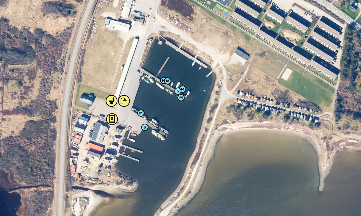 Satelite image of Agger Havn