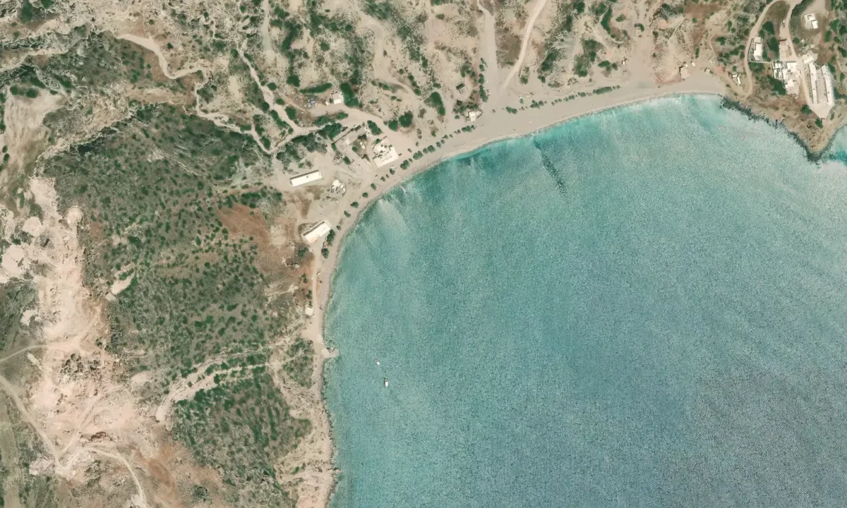 Flyfoto av Agia Kiriaki Beach