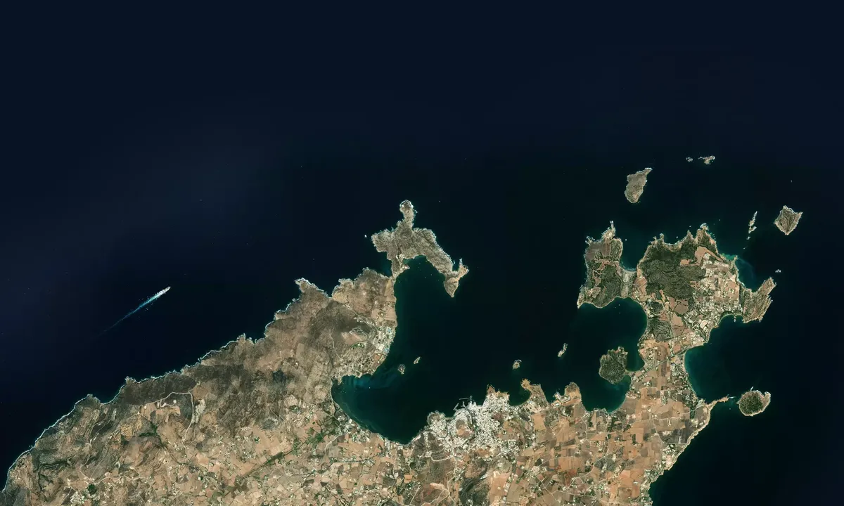 Flyfoto av Agios Ioannis Cove