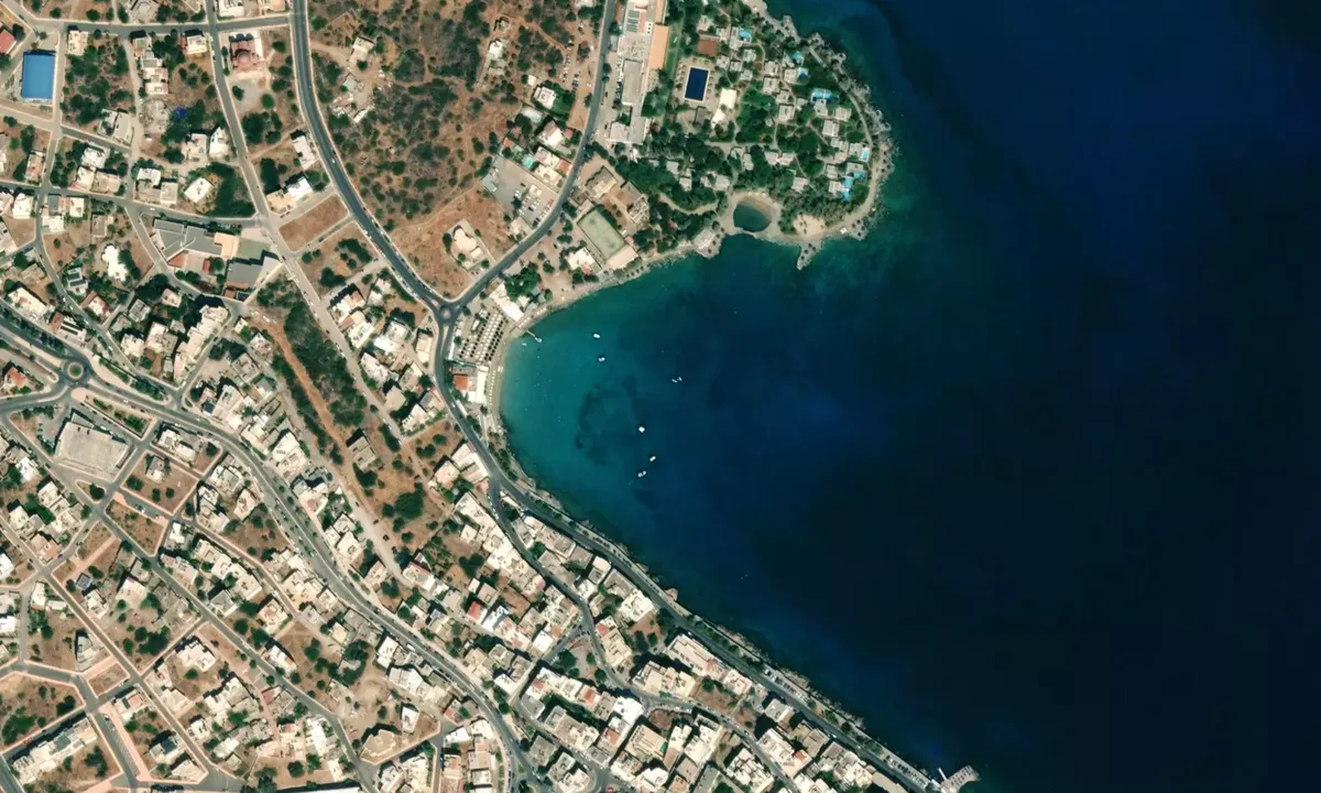 Flyfoto av Agios Nicklaus