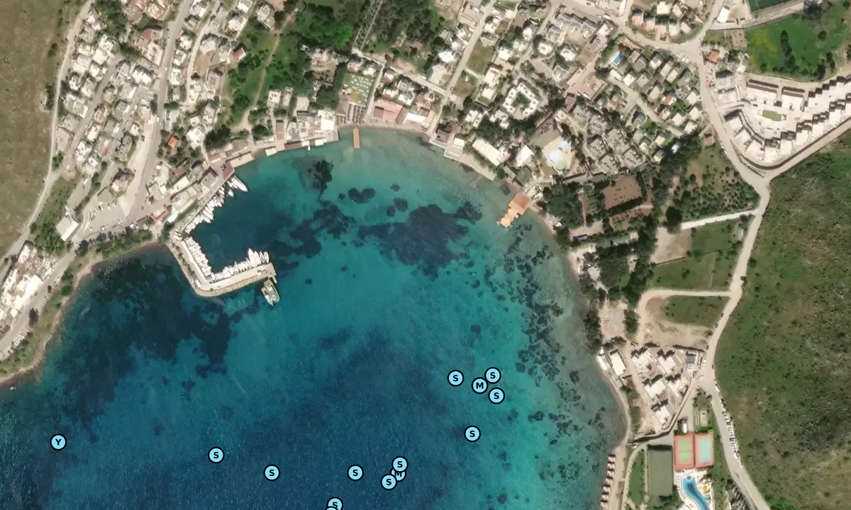 Satelite image of Akyarlar Limani