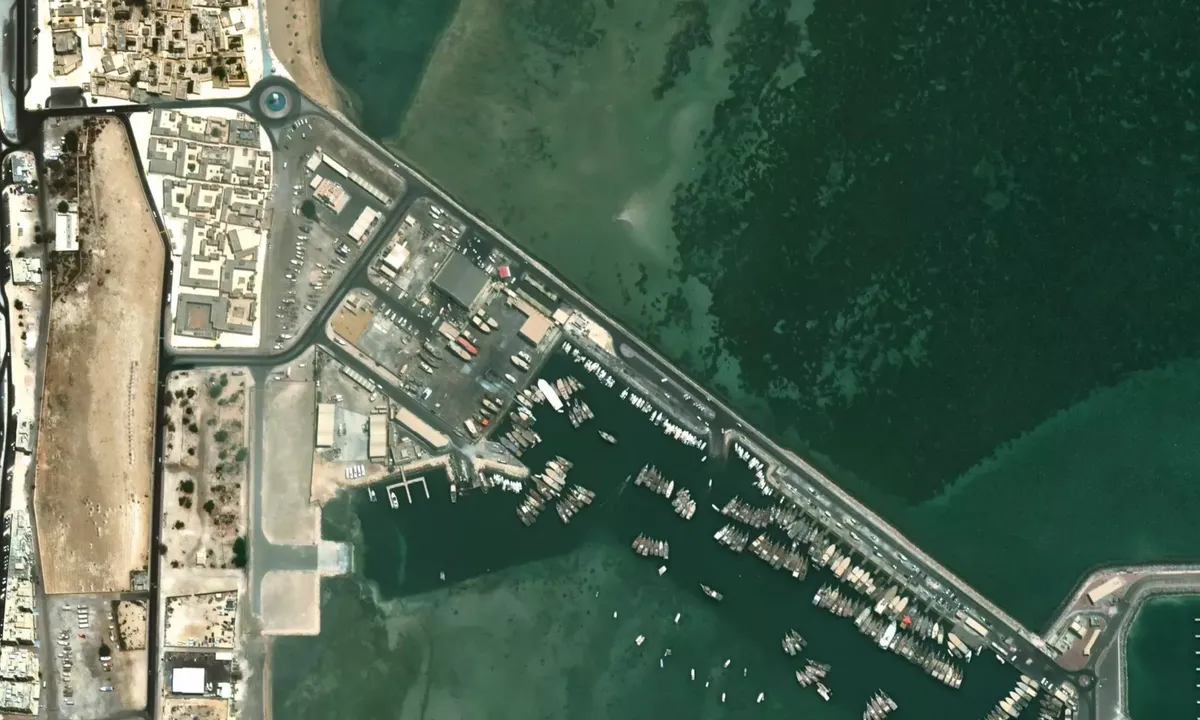Flyfoto av Al Wahkra Boat Yard