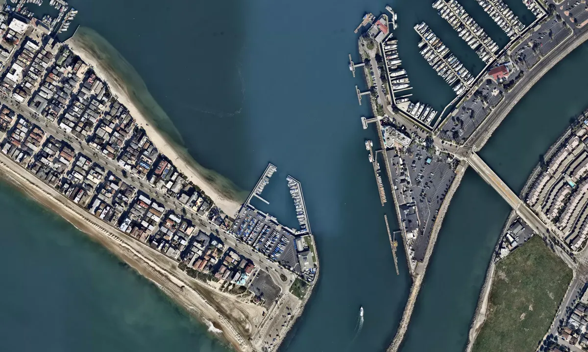 Flyfoto av Alamitos Bay Yacht Club - Long Beach
