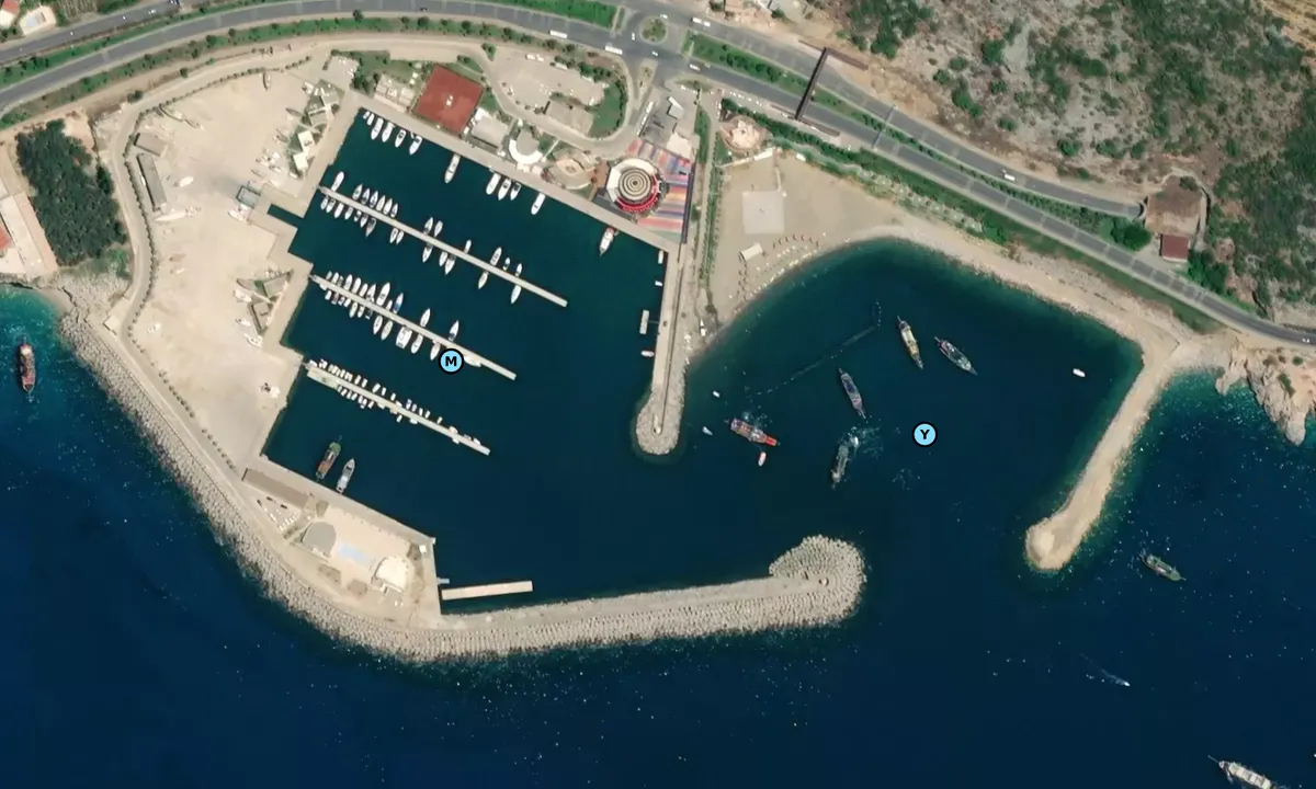 Satelite image of Alanya Marina - Antalya