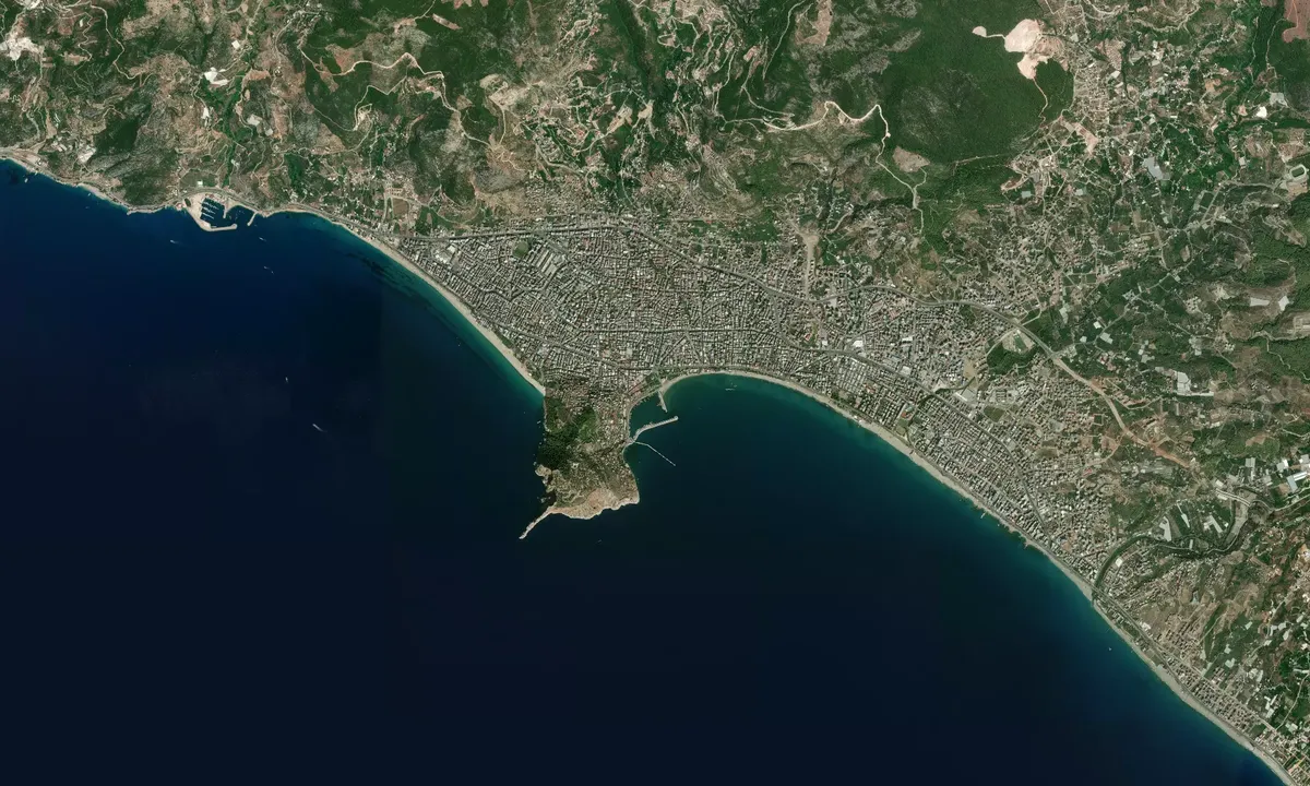 Flyfoto av Alanya Municipal Marina / Limani