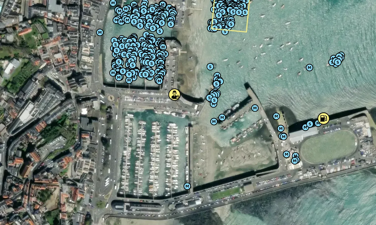 Satelite image of Albert Marina St Peter Port