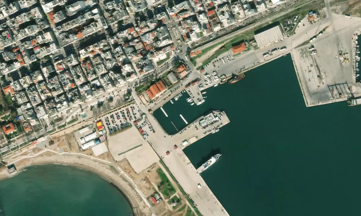Flyfoto av Alexandroupoli