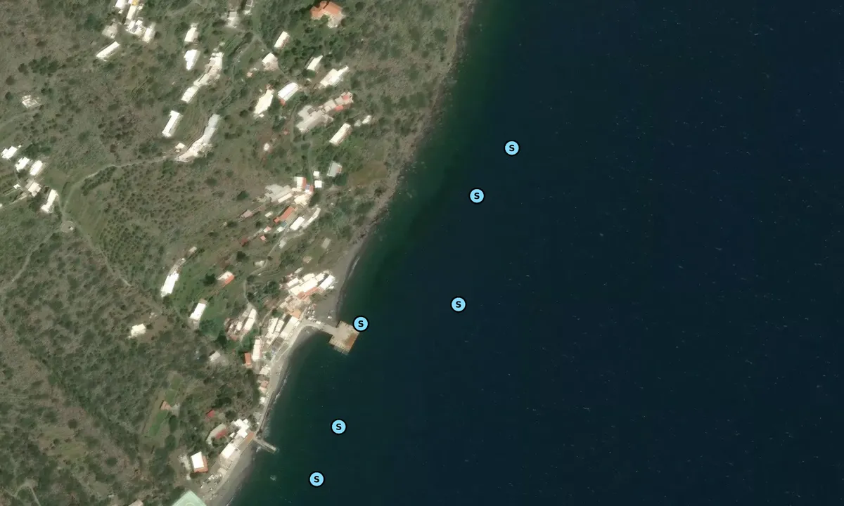 Satelite image of Alicudi Porto - Nord