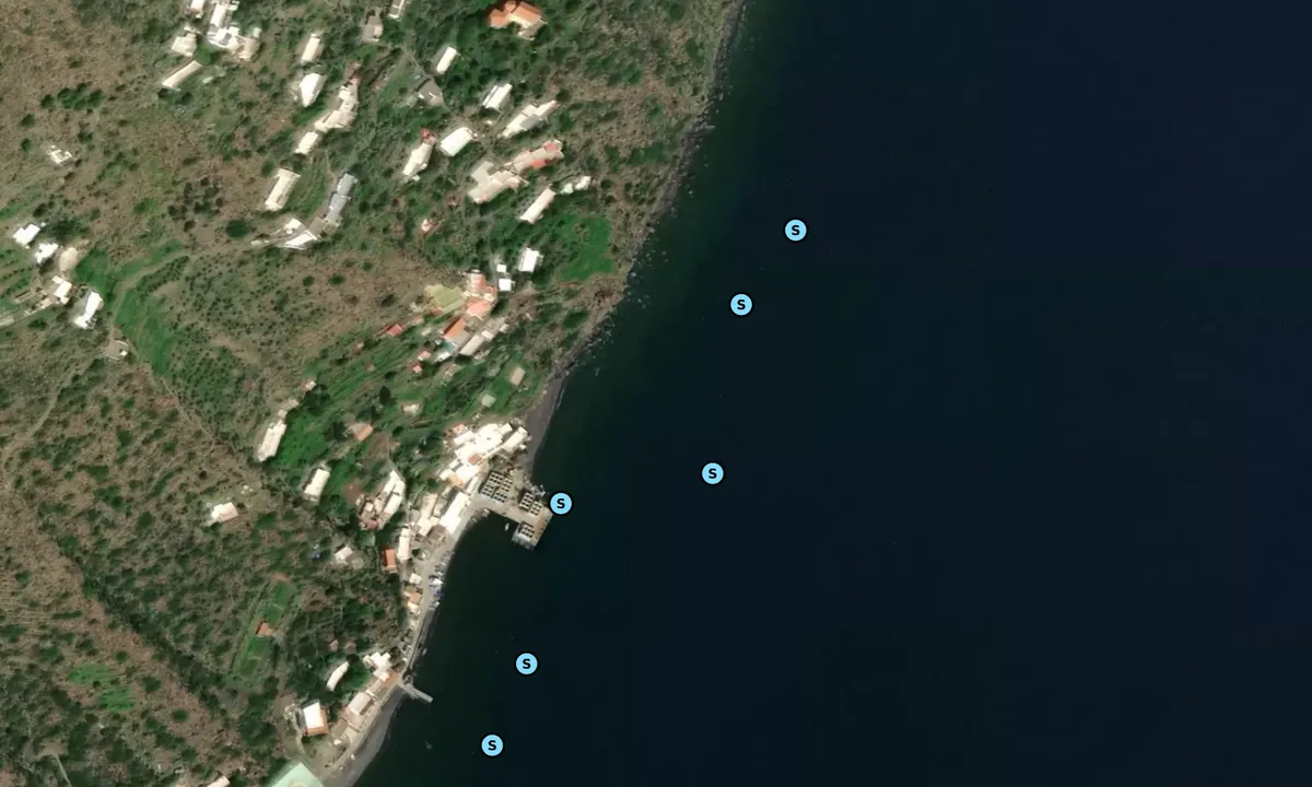Satelite image of Alicudi Porto - Nord