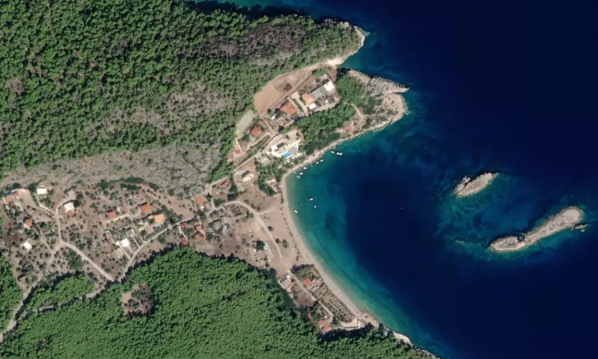 Flyfoto av Alkyonides Beach