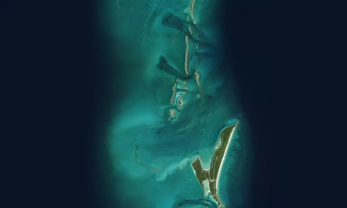Flyfoto av Allan's Cay South