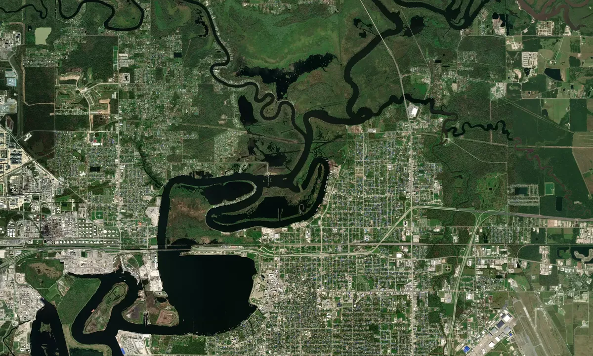 Flyfoto av Alligator Bay - Westlake