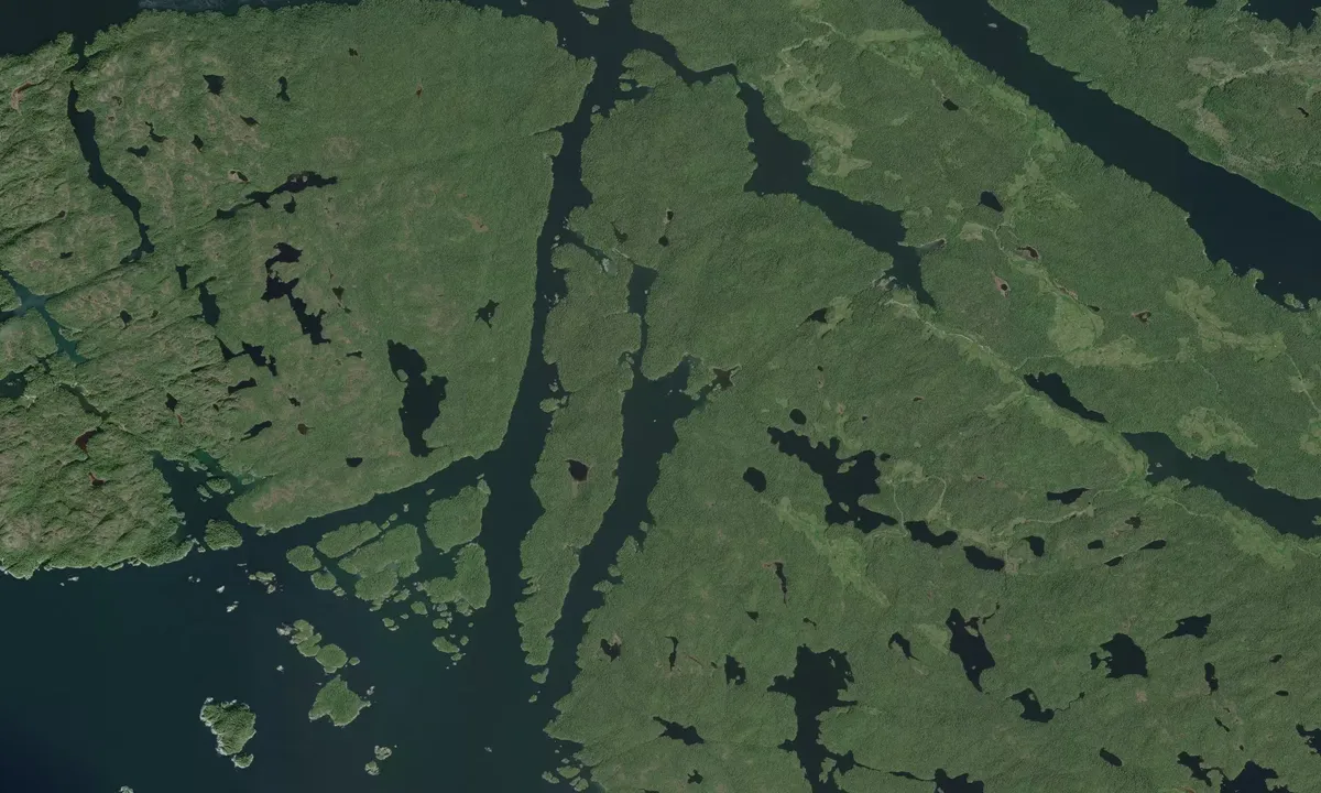 Flyfoto av Allison Harbor