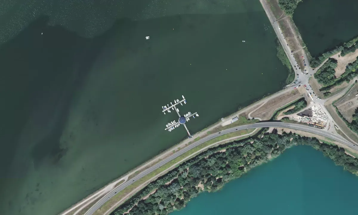 Flyfoto av Altenheimer Wassersportclub