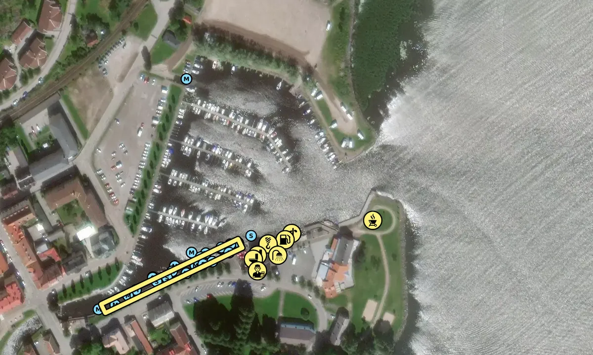 Satelite image of Åmål