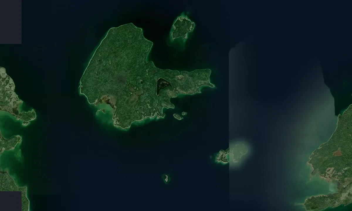 Flyfoto av Amedroz Island