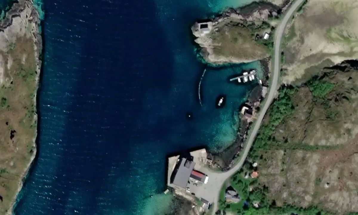 Satelite image of Åmøyhamn