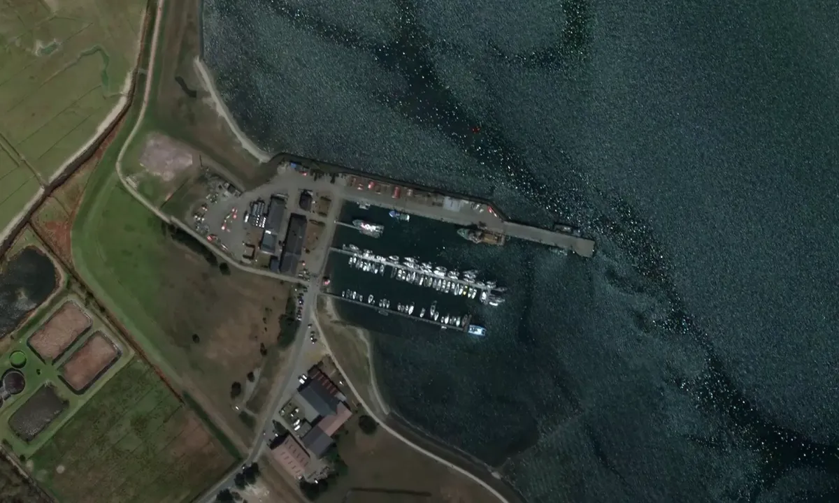 Flyfoto av Amrumer Yachtclub