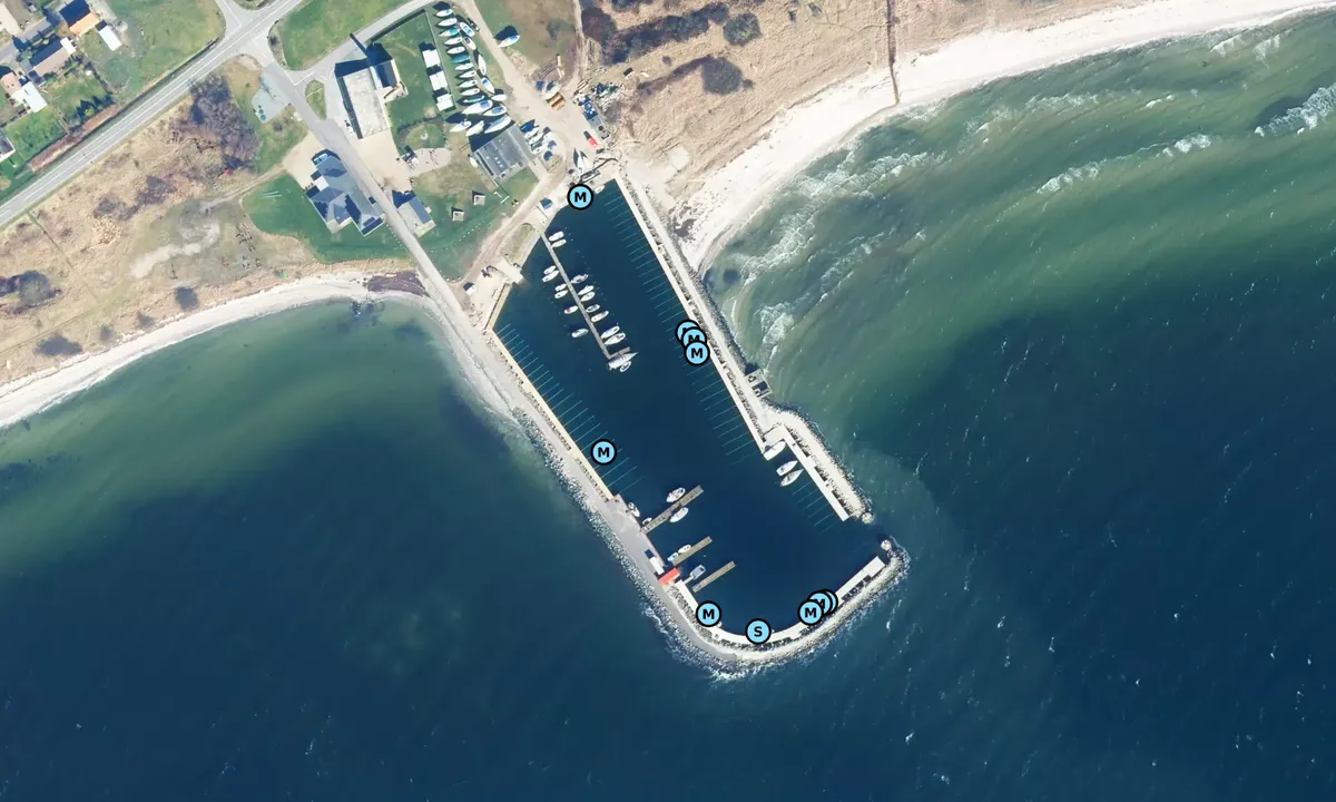 Satelite image of Amtoft Havn