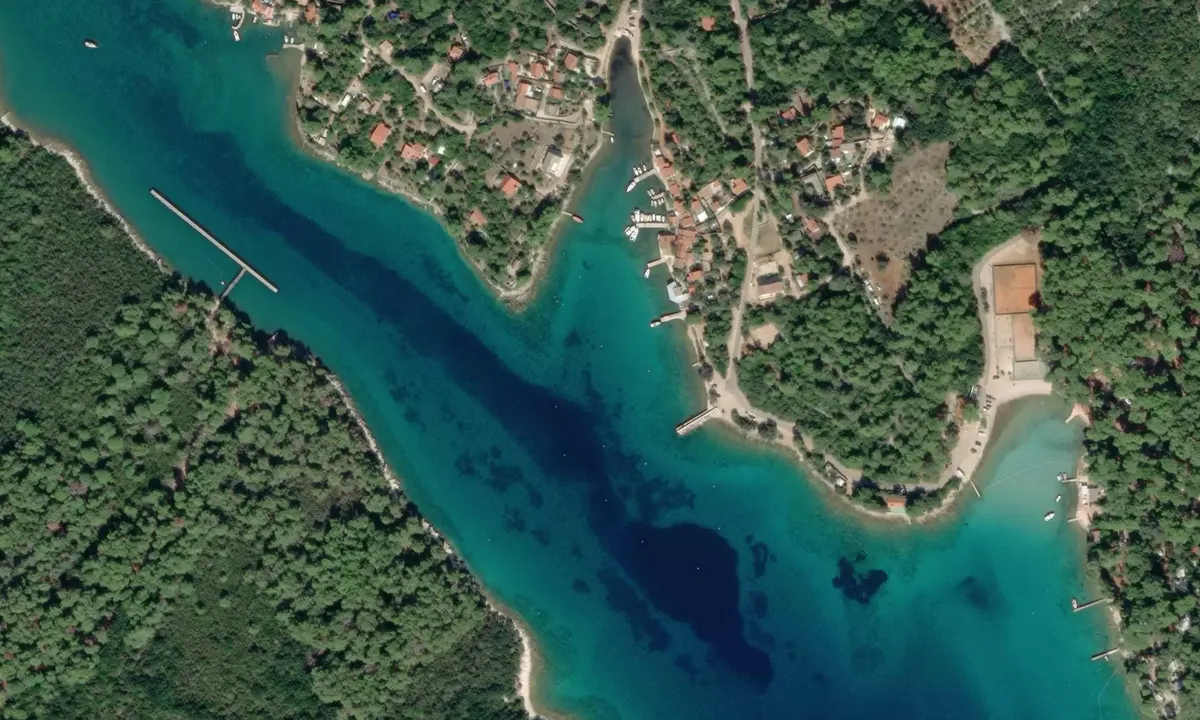 Flyfoto av Anchorage Jadrišćica Buoys & Moorings