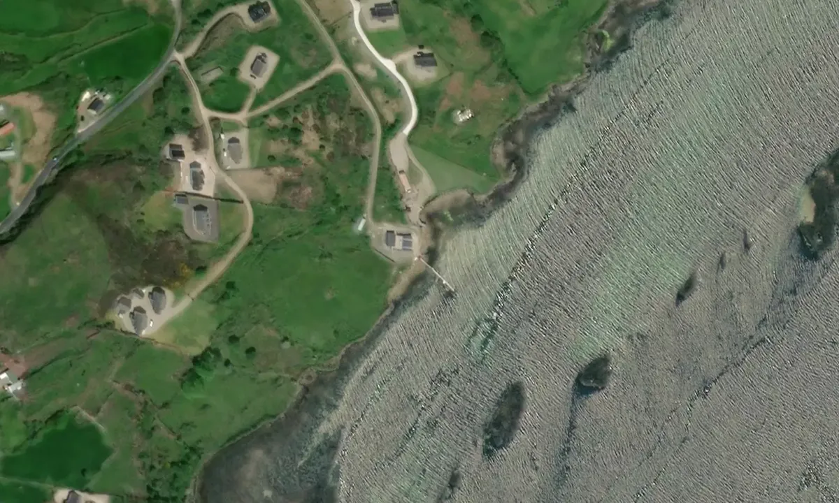 Satelite image of Anchorage / Pier 1