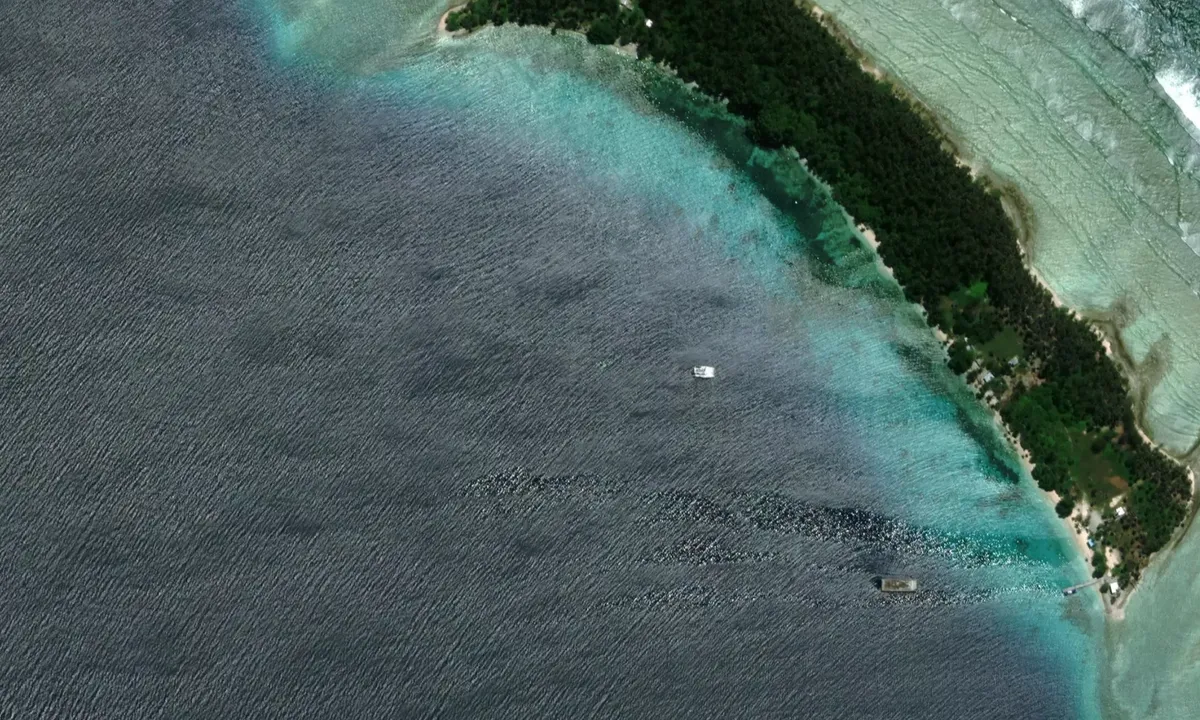 Flyfoto av Anemoment Island