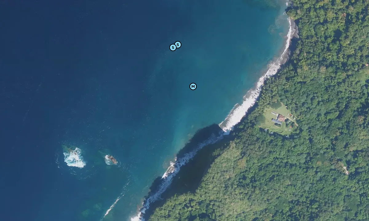 Satelite image of Anse Couleuvre