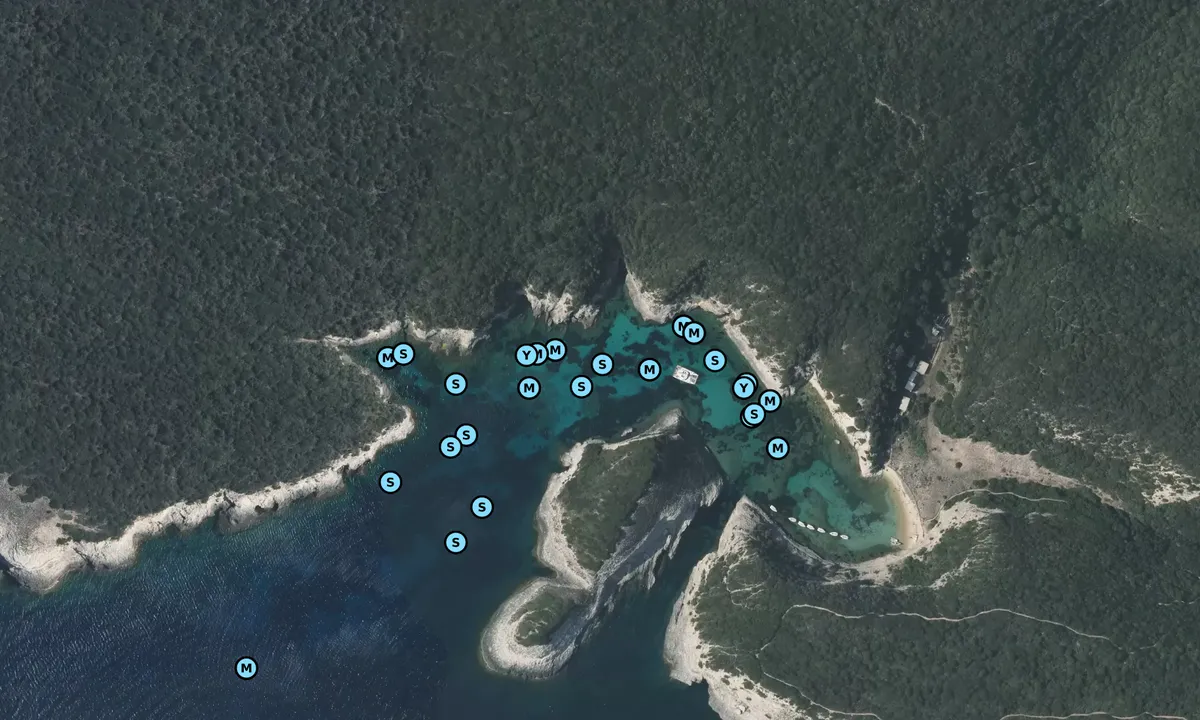 Satelite image of Anse de Fazziolu