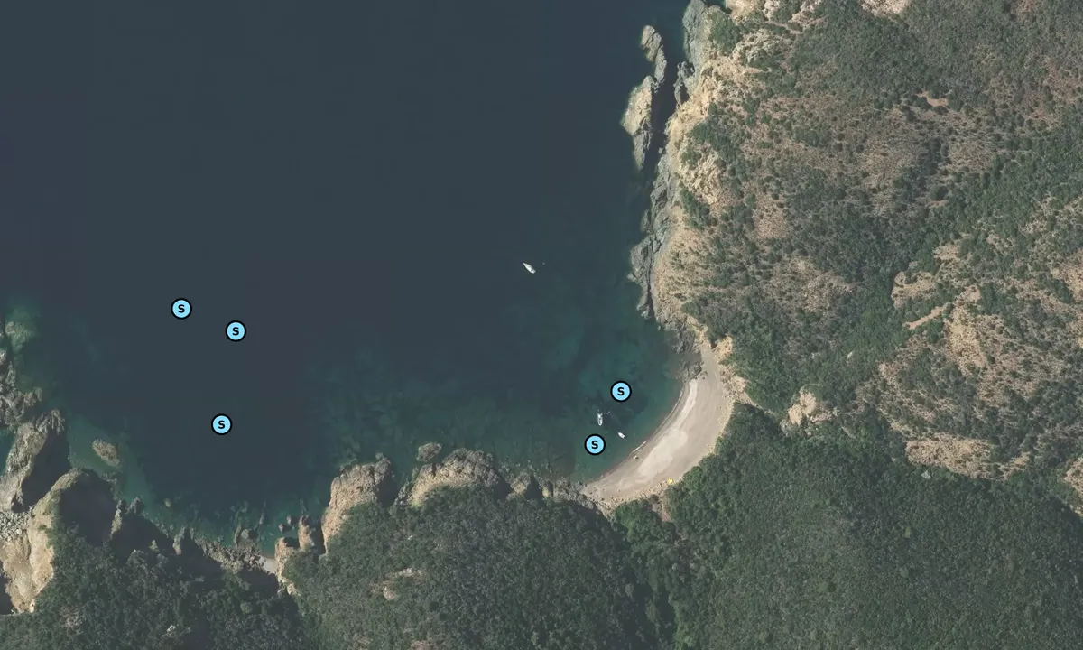 Satelite image of Anse de Focolara
