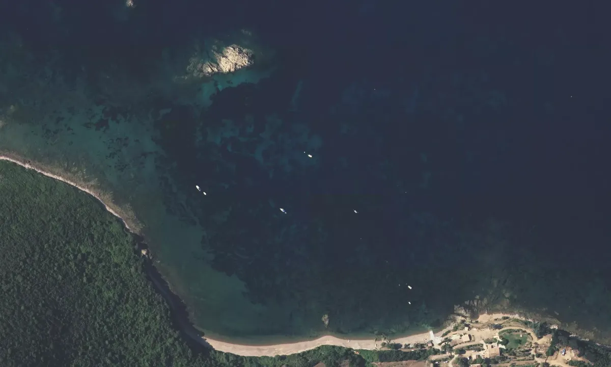 Flyfoto av Anse de la Figuera