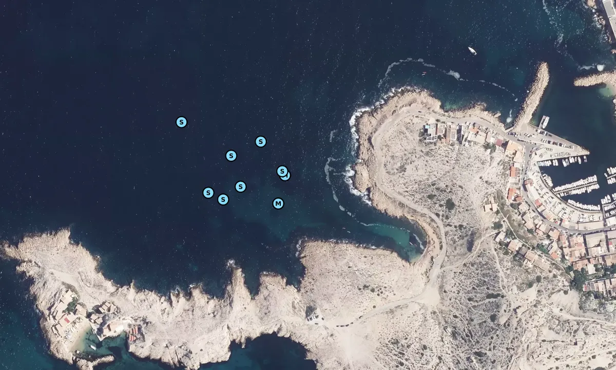 Satelite image of Anse de la Maronaise