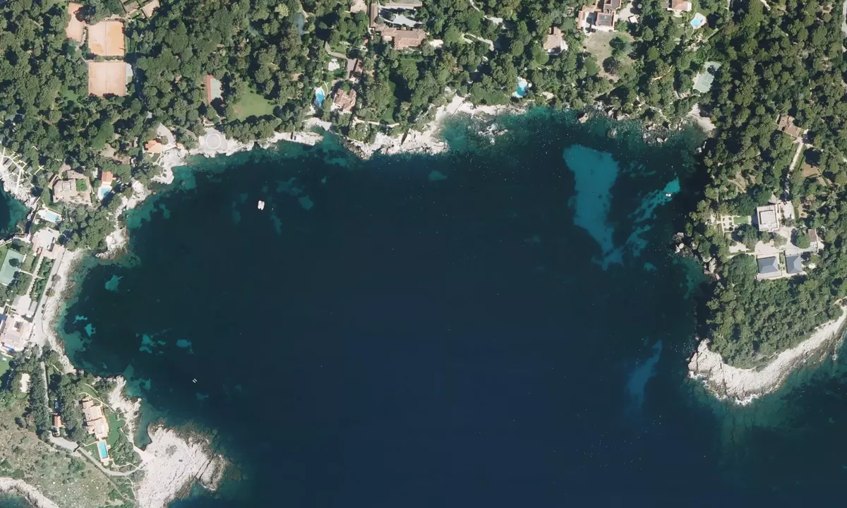 Flyfoto av Anse de l'Argent Faux