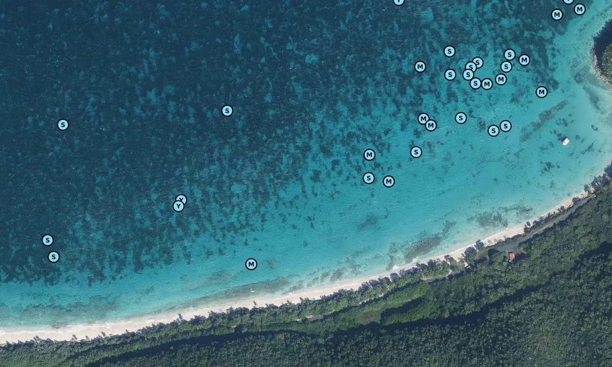Satelite image of Anse de Mays