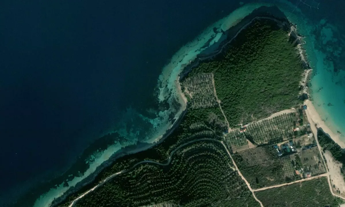 Flyfoto av Anse de Néa Péramos