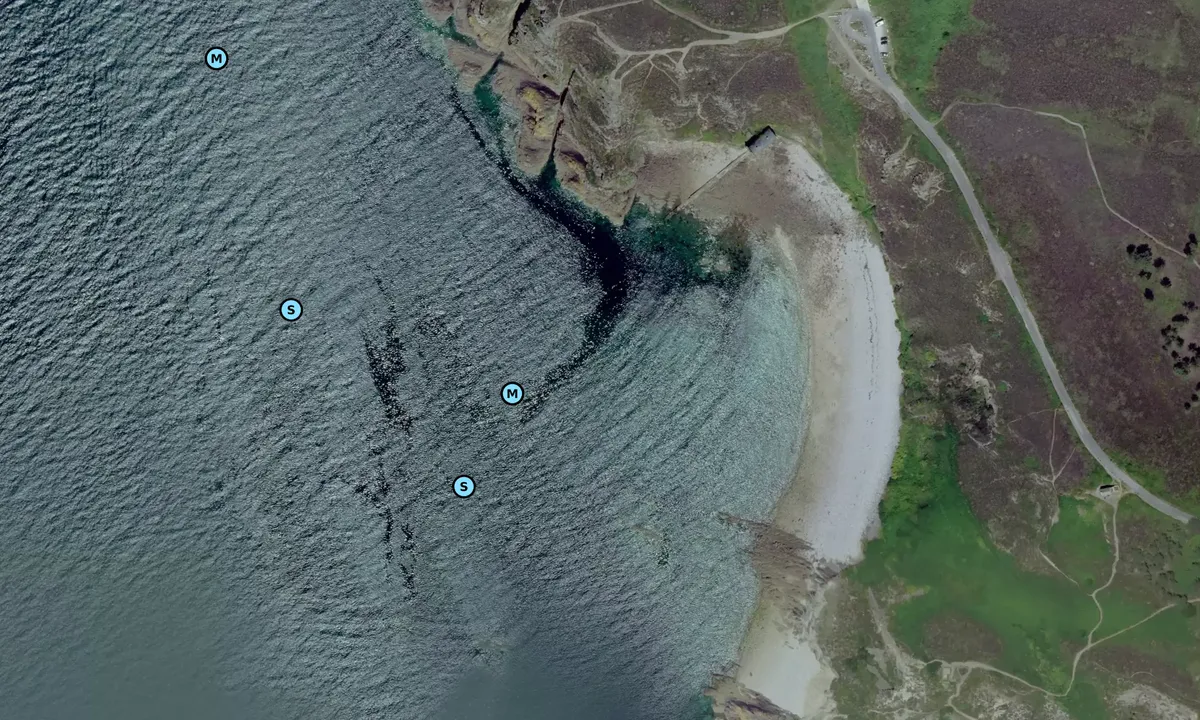 Satelite image of Anse de Port-Blanc