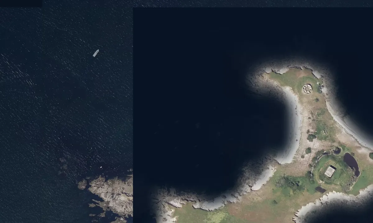 Flyfoto av Anse de Port-Mânes