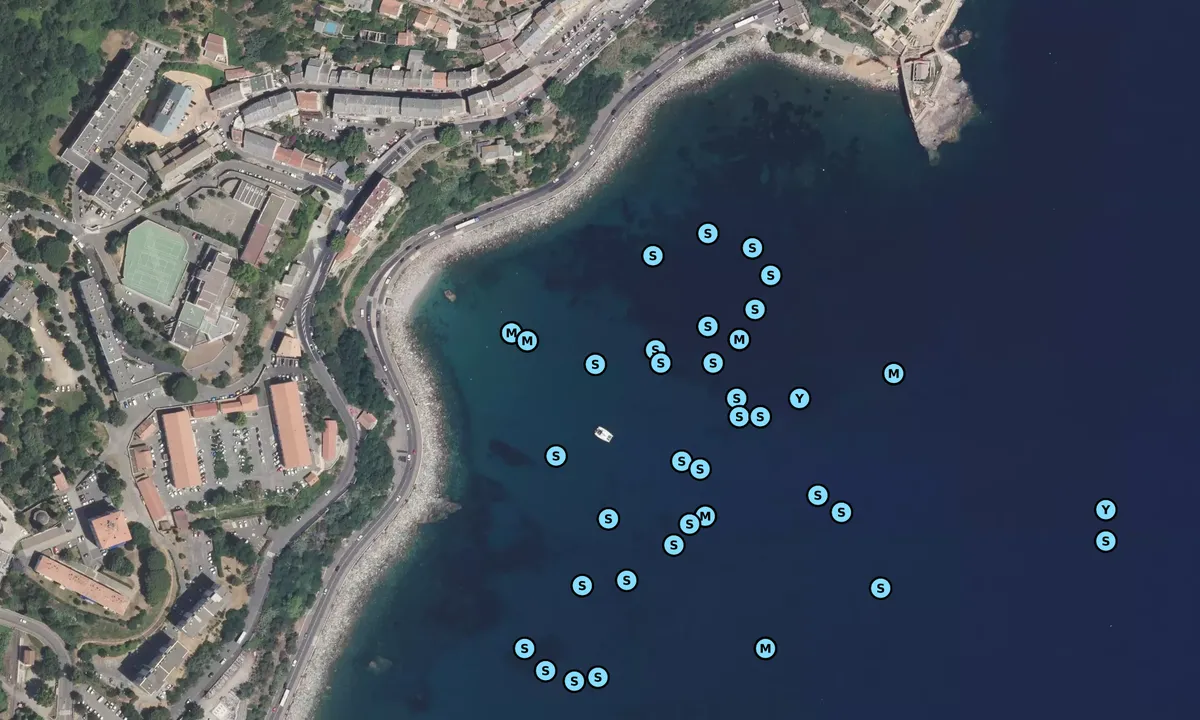 Satelite image of Anse de Porto-Vecchio